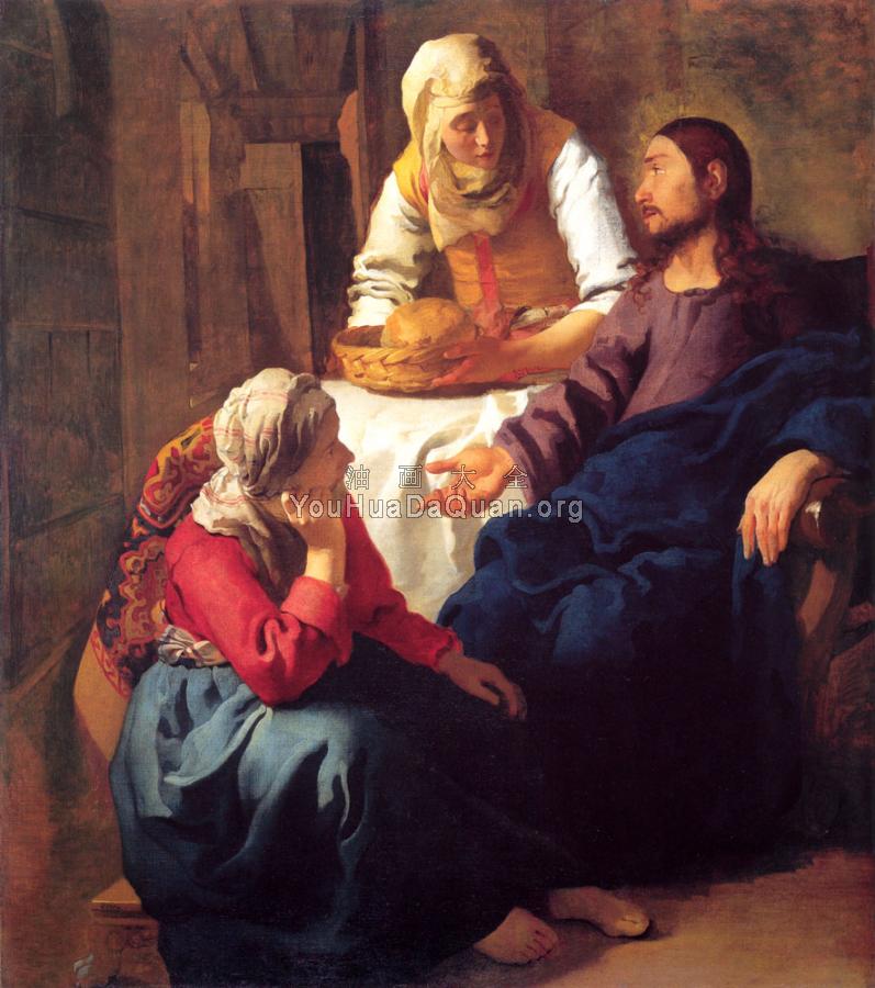 Christ in the House of Martha and Mary - 约翰尼斯·维米尔